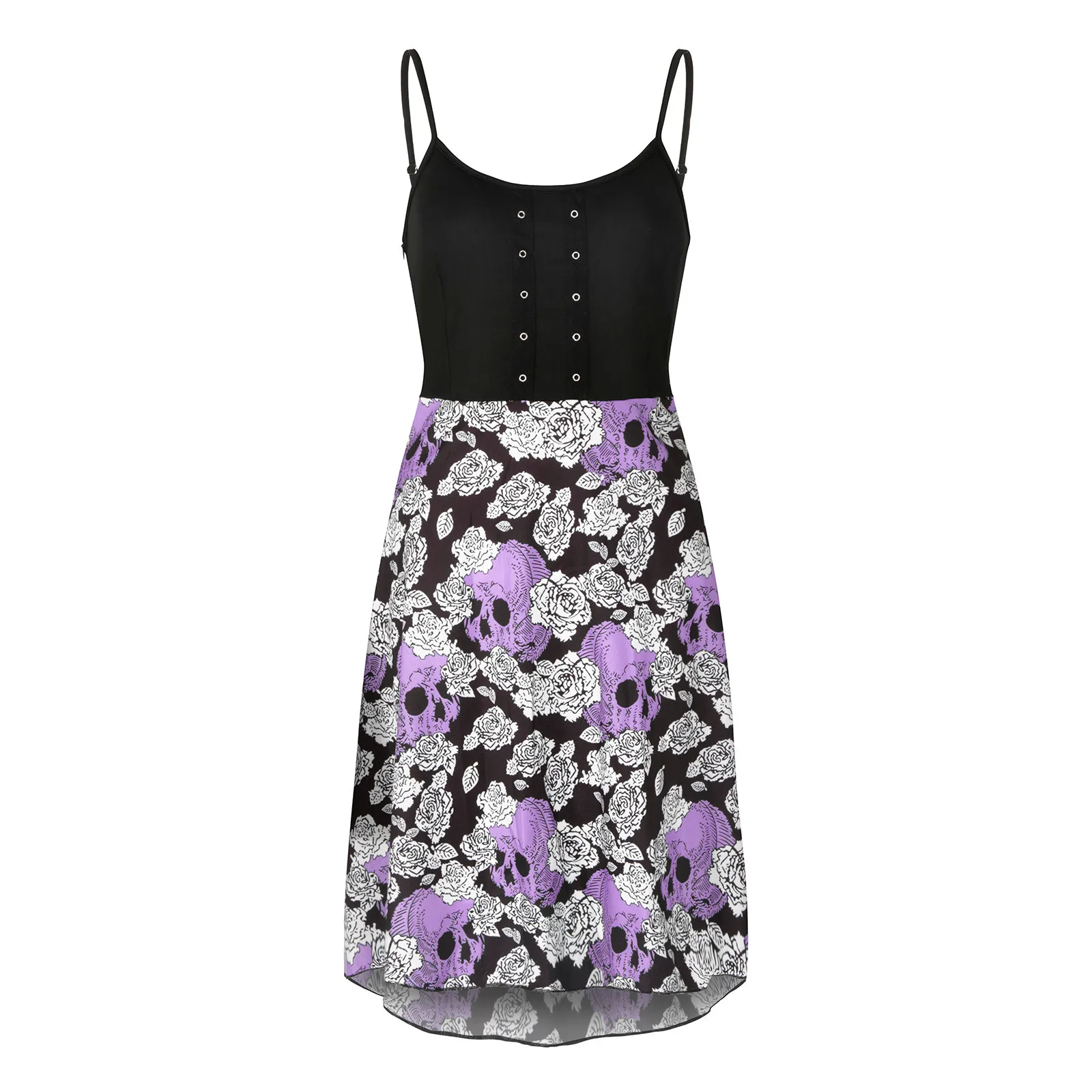 Женское платье на бретельках Повседневное большого размера без рукавов с