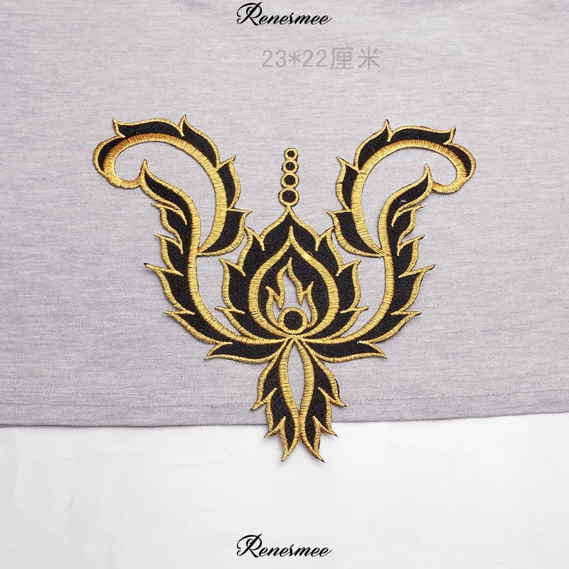 1 пара зеркал железо на золотом и серебряном цвете горячая Распродажа вышивка