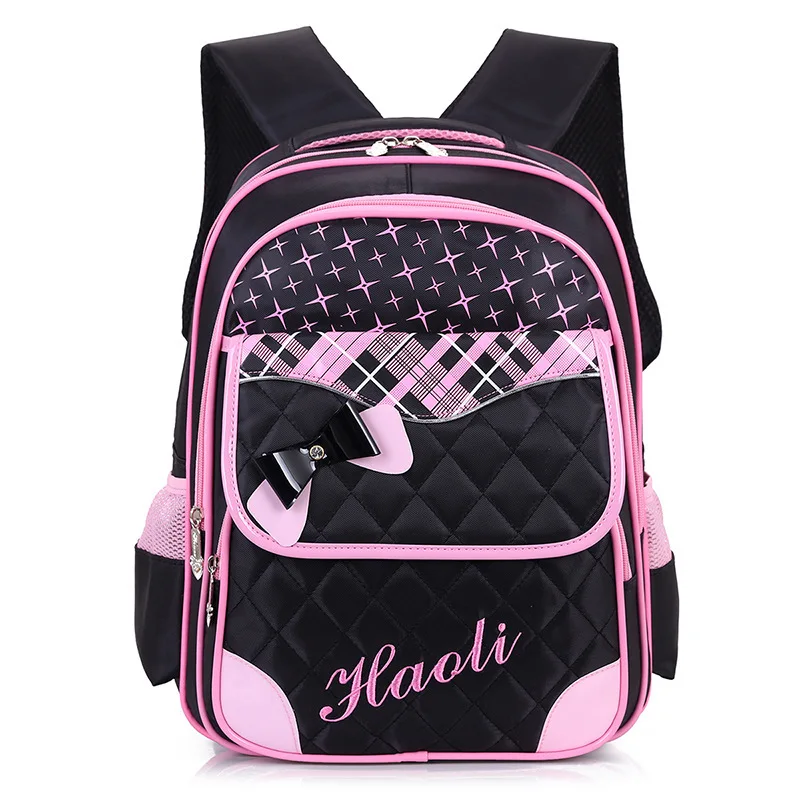 Princess School Bags For Girls Cute Bow Orthopedics Children Backpacks Kids Bookbag Primary School Backpack mochila escolar