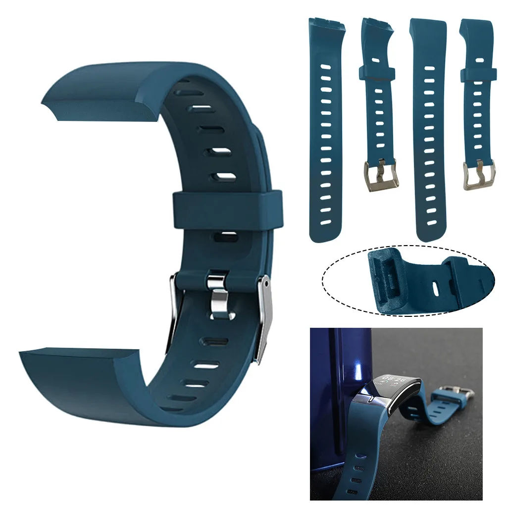 smartwatch strap waterproof durable high quality replacement silicagel kit band strap for e66 health monitor smart watch free global shipping