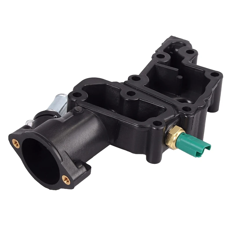 

Термостат двигателя в сборе 1336Y8, фланец воды охлаждающей жидкости для Peugeot 206 207 307 Citroen Berlingo C2 C3 Xsara