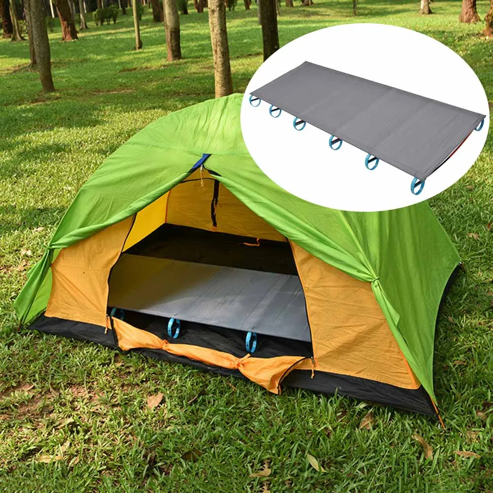 

Hiking Folding Bed Outdoor Camping Mat Portable Climbing Single Sleeping Travel Ultra Light Rest Sturdy Cot Aluminium Frame
