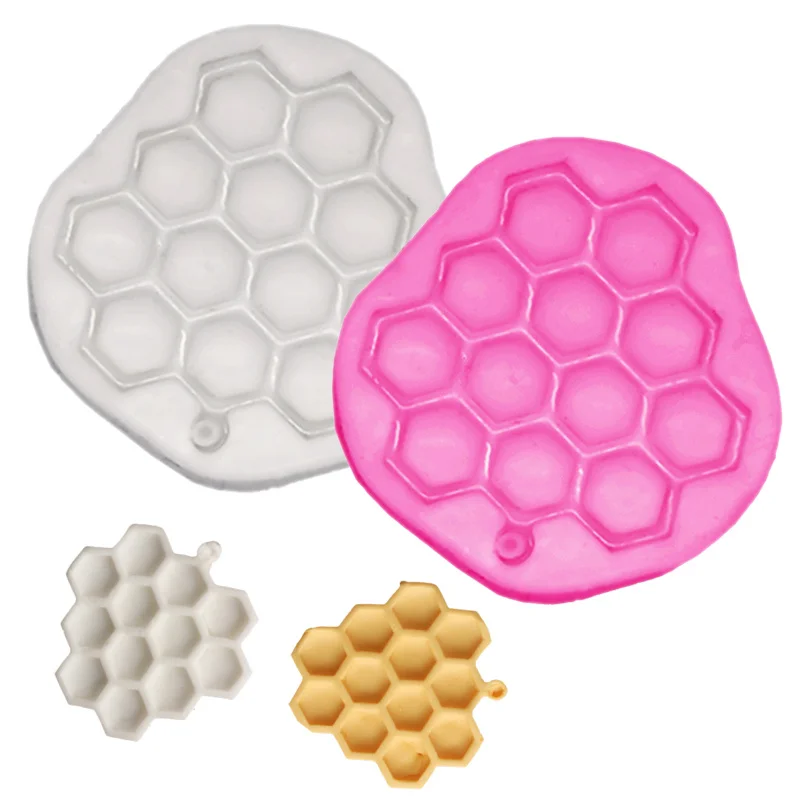 Лидер продаж 2019 1 шт. силиконовая форма сделай сам в виде сот для помадки торта
