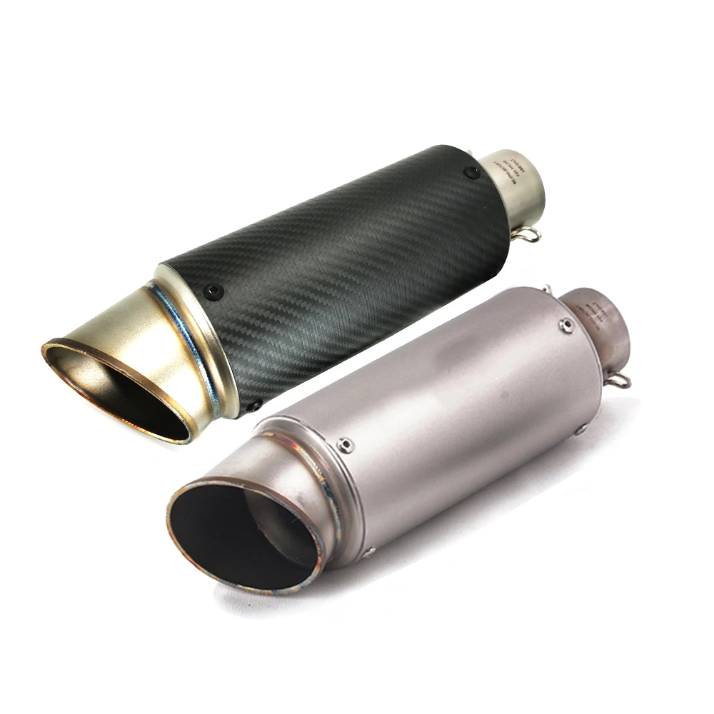 Глушитель выхлопной трубы для мотоцикла глушитель 51 мм 61 Dirt Bike Cafe Racer MT 09 GSR 600 PCX 125