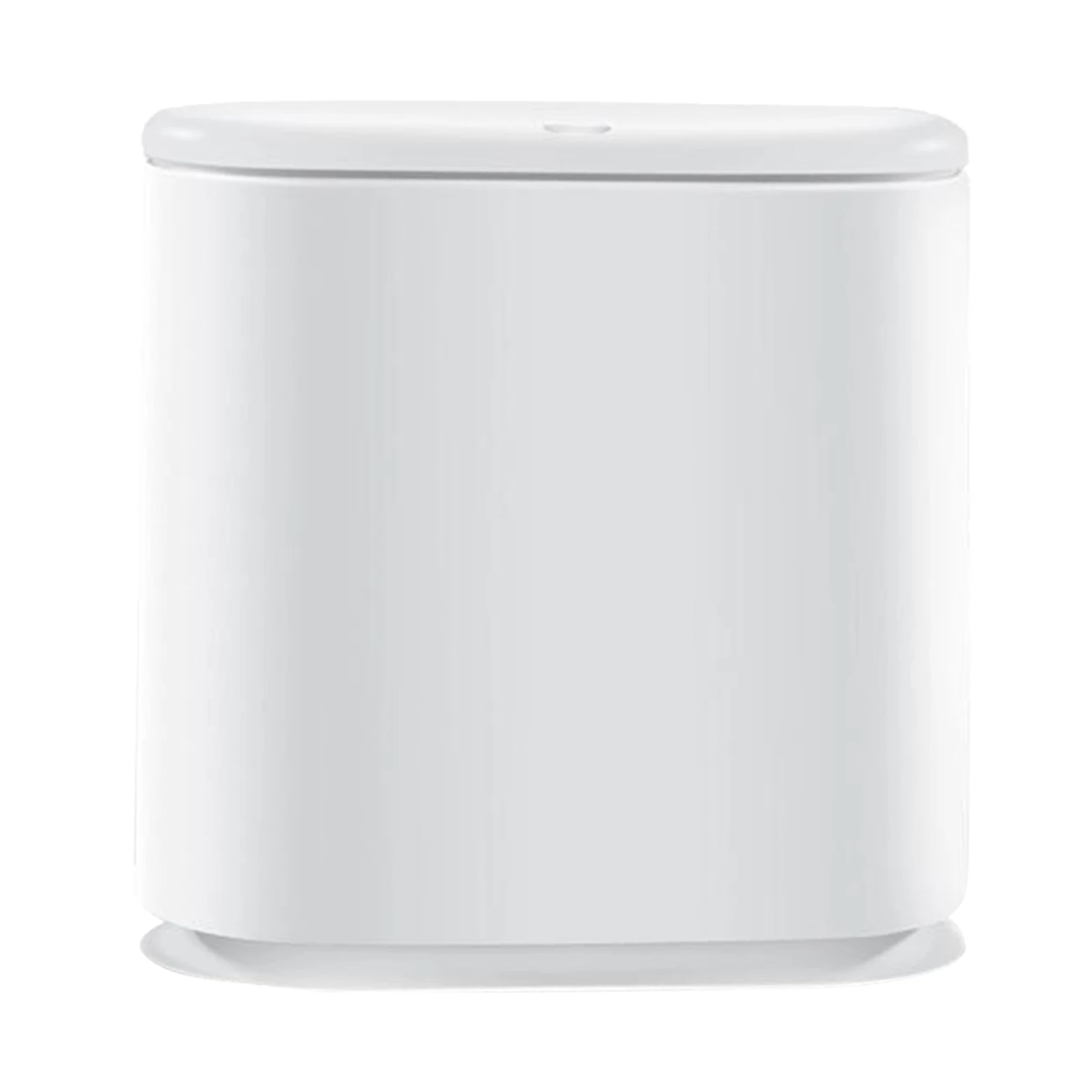

White Dual Recycling Waste Bin Rubbish Plastic Disposal Waste Bin Home