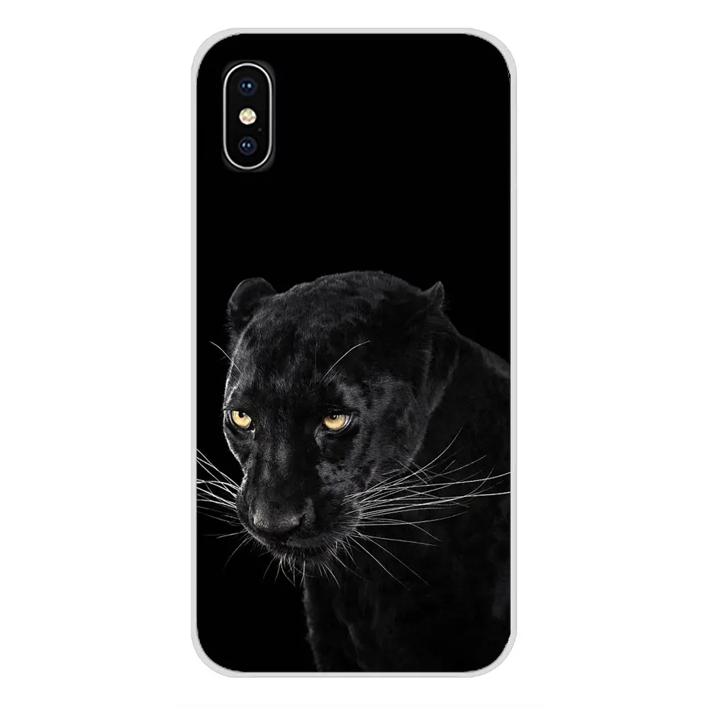 Чехлы для телефонов с изображением черной леопарды для HTC One U11 U12 X9 M7 M8 A9 M9 M10 E9 Plus Desire 630 530 626 628 816 820 830.