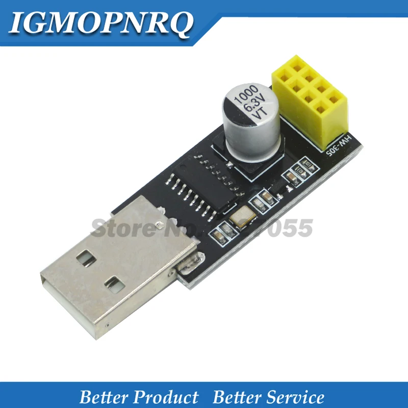 Программатор ESP01 адаптер UART GPIO0 ESP-01 Adaptaterr ESP8266 USB в последовательный беспроводной