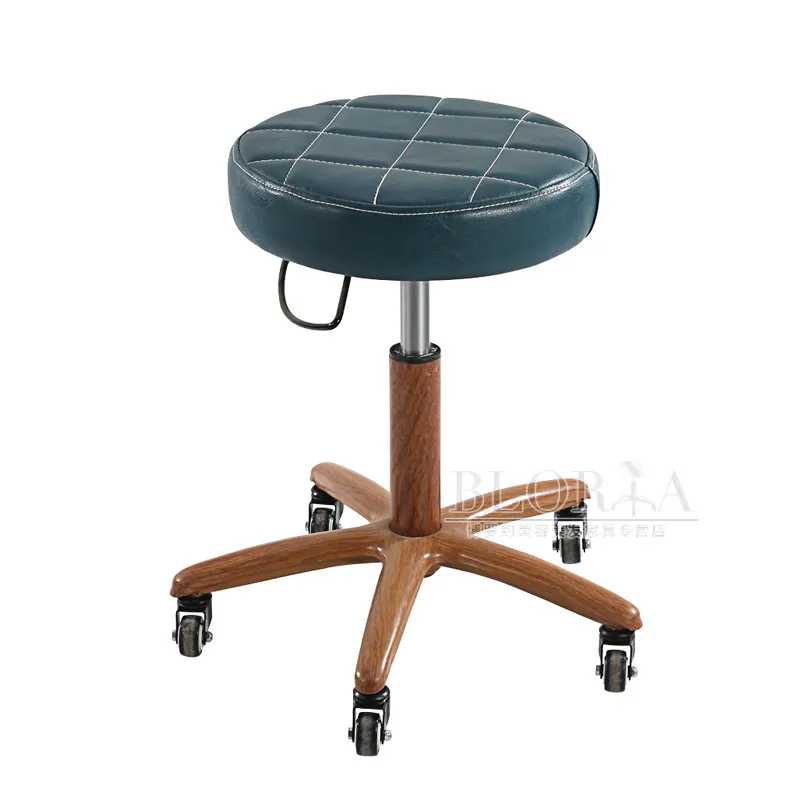Bar Chair Cashier Round Stool High Simple Backrest Lift Rotating Beauty |