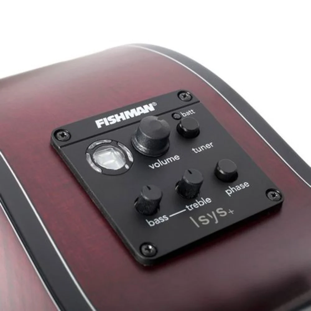 Fishman ISYS EQ тюнер пьезо система предусилителя для адаптеры для акустической гитары