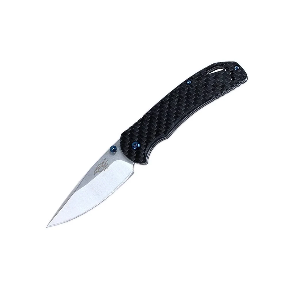 Ganzo Firebird F753M1 Универсальный складной нож Stonewash 440C Лезвие G11 ручка для охоты выживания Тактические Военные мультитульные ножи - Цвет: Carbon fiber
