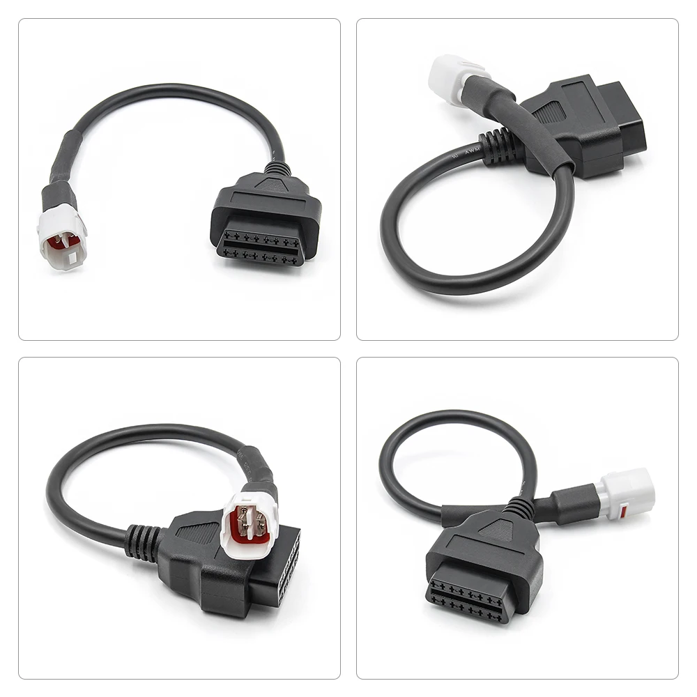 Кабель OBD для мотоцикла Yamaha 4 контактный гнездовой разъем кабель диагностики