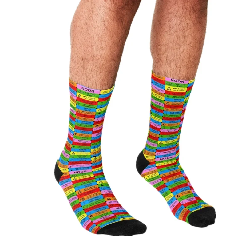 Забавные мужские носки с изображением камеры смешные в стиле хип-хоп забавные