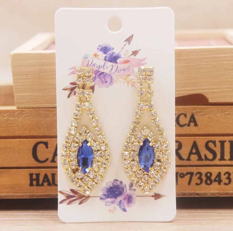 Элегантные зеленые серьги золотые/серебряные свадебные Zerong Стразы висячие