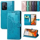 Кожаный чехол-книжка для Redmi Note 10 Pro 9S 9T 9 Pro 9AT 9C NFC, чехол-бумажник для Xiaomi Mi 11 Lite Note 10 Lite Mi 10T 11T Pro, чехол