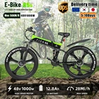 Электрический велосипед 1000 Вт, новинка 2022, велосипед с толстыми шинами, электрический велосипед 48 В, Мужской горный велосипед, семейный велосипед 26 дюймов