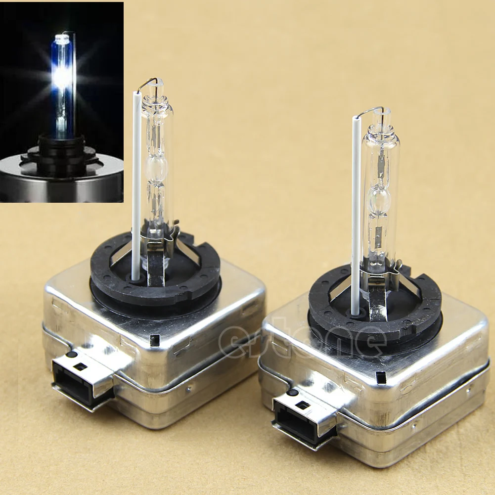 

2pcs Waterproof 35W 6000K Car Auto D1S Front Light Headlight HID Xenon Bulb