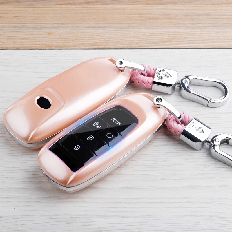 Чехол для ключей из АБС-пластика углеродного волокна автомобильных GAC Trumpchi Aian S V