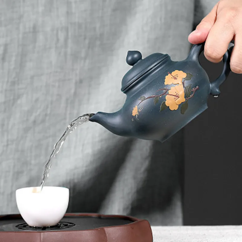

2020 Chinese Yixing Clay Teapot Zisha Infuser Kung Fu Tea Set 300ml New Arrived Famous Handmade Pot High Quality With Gift Box