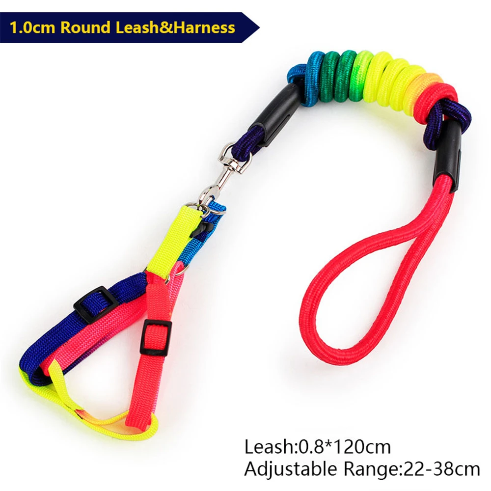 Регулируемый цветной нейлоновый поводок ошейник аксессуары для котят и кошек
