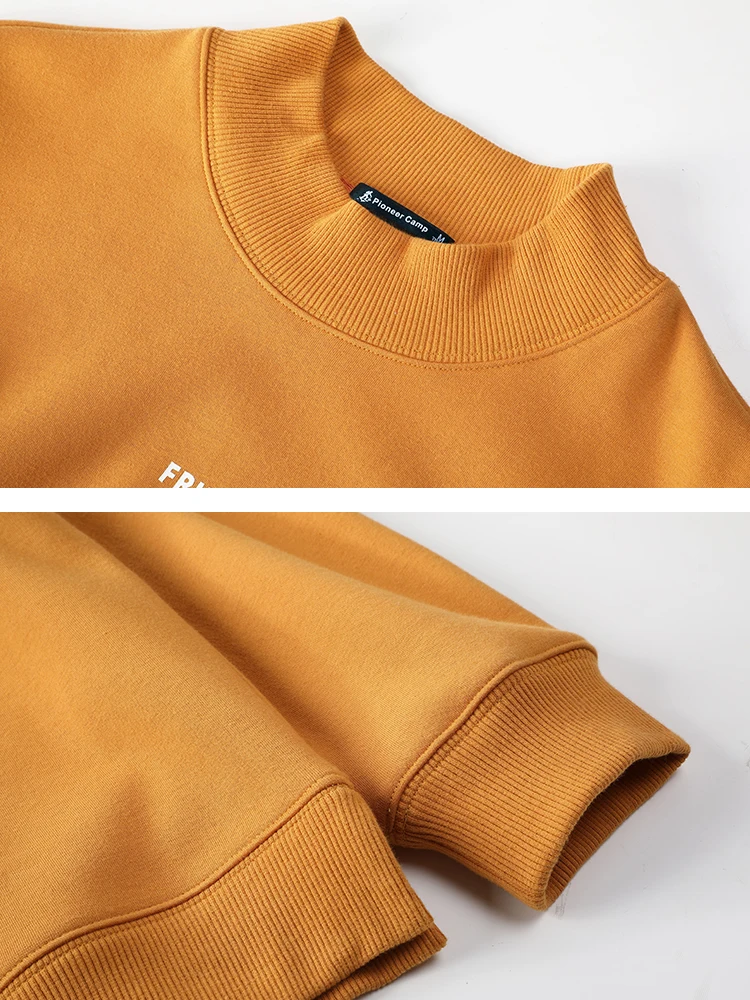 Pioneer Camp уличная толстовка мужская теплая флисовая 100% хлопок новый дизайн