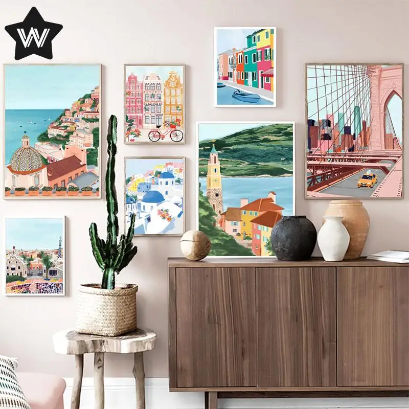 Жестяная Табличка в Токио Париже металлический плакат городской пейзаж