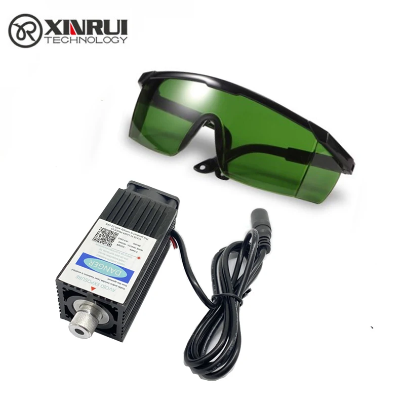 800 МВт нм лазерный модуль Фокус регулируемый фиолетовый диод 12 В DC2.1 интерфейс |