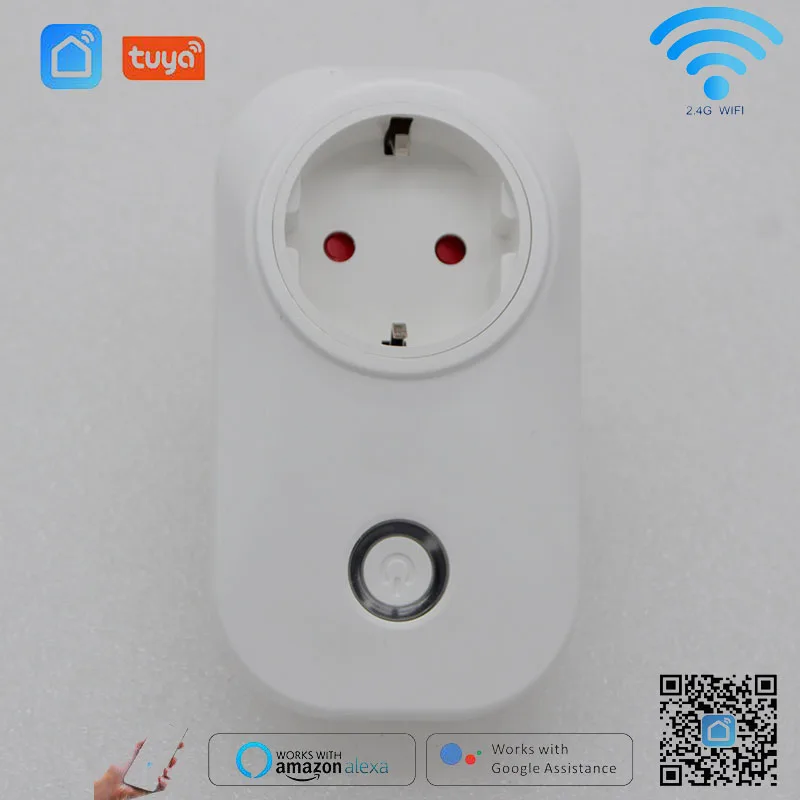 Умная розетка Wi-Fi 10 шт., 16 А, голосовое управление, Функция синхронизации, умная Беспроводная розетка, работает с приложением Alexa Google Home Tuya