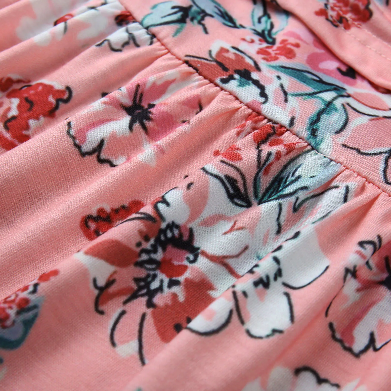 

Plus Size Tunic Tops For Lady Style Floral Print Color Plus Size Dress Short Sleeve Maternity Women Big Large