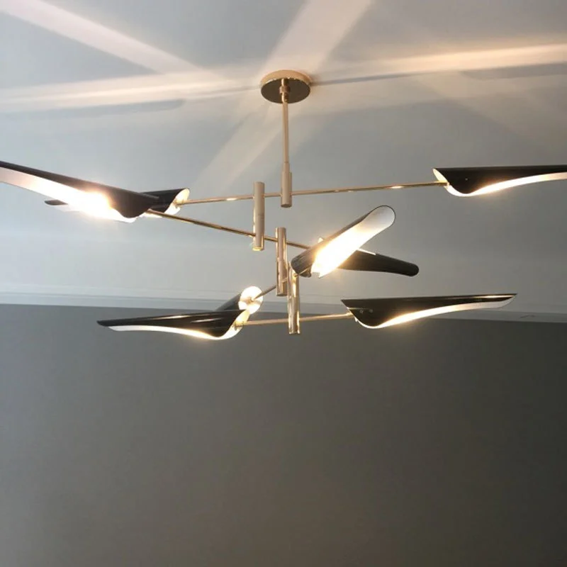 

Modern LED Chandelier Metal Ceiling Pendant Lamps for Living Room Lustre Lamparas Colgantes lamps kitchen home lighting fixtures