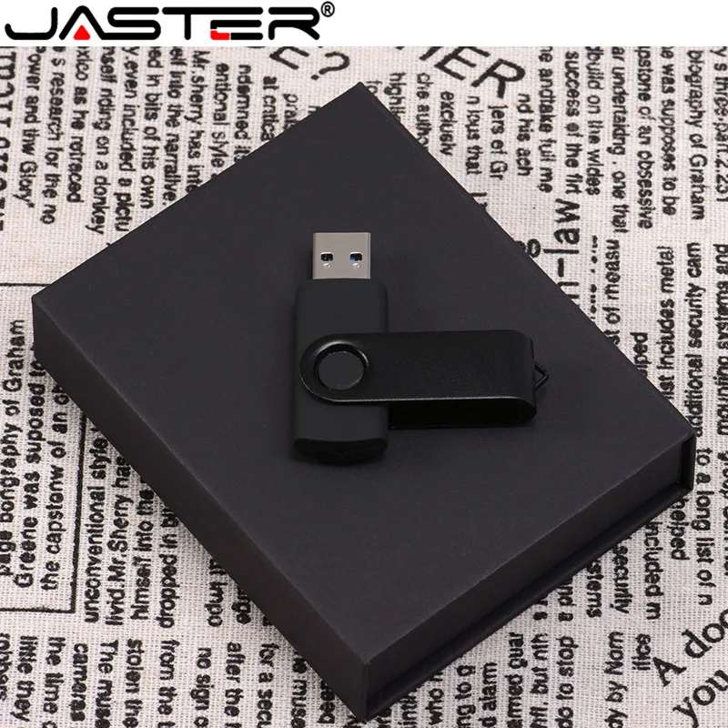 JASTER ODM OEM логотип черный/белый вращающийся USB 2,0 4 ГБ/128 ГБ версия флэш-накопитель карта памяти(хорошие товары для бизнеса