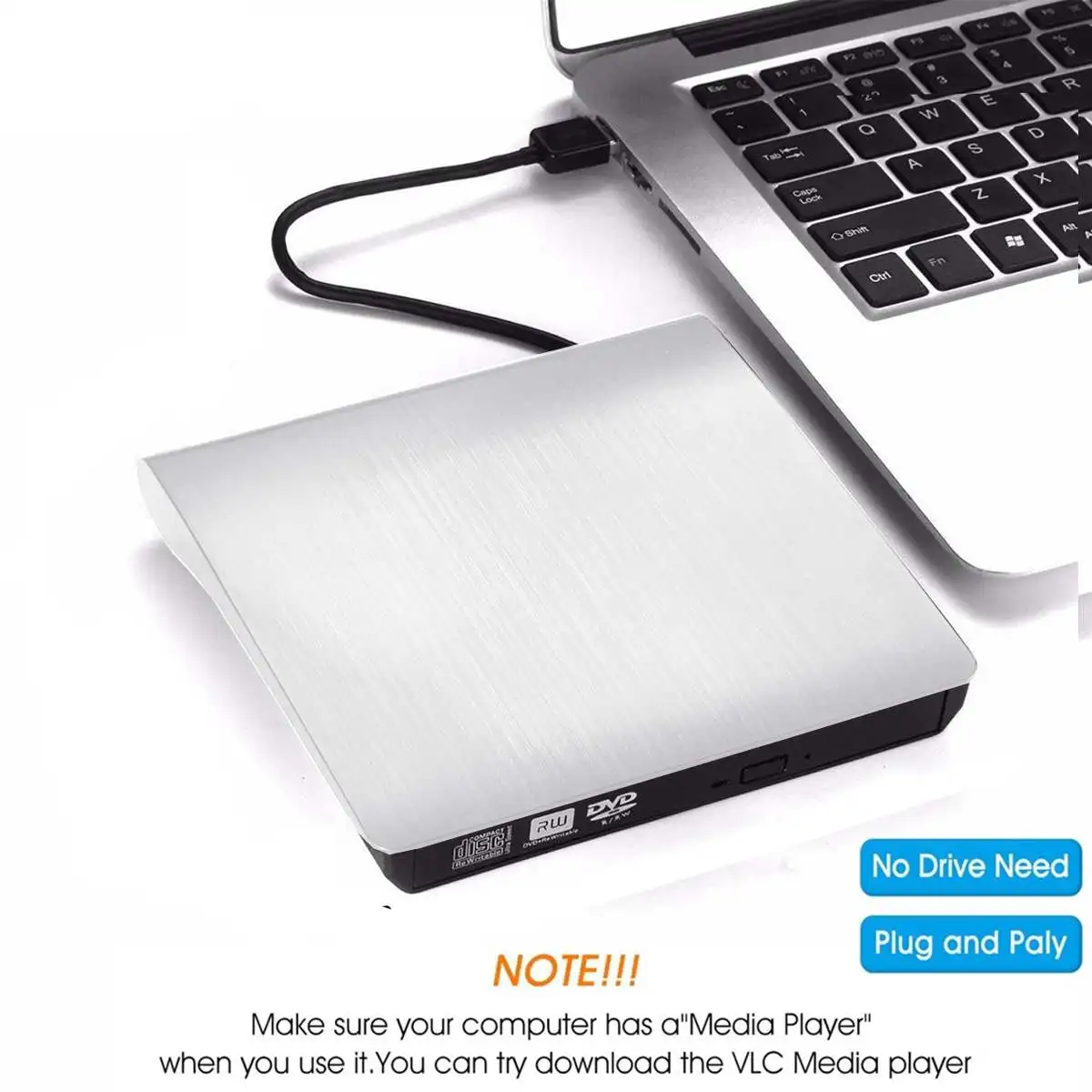USB 3 0 тонкий внешний DVD RW CD записывающее устройство чтения оптические приводы для