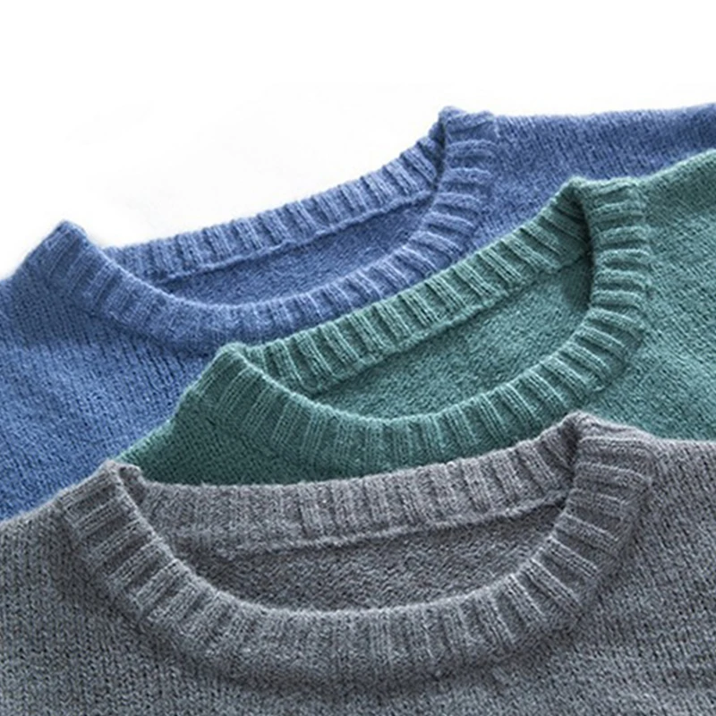 Свитер мужской оверсайз с круглым вырезом уличная одежда в стиле хип-хоп