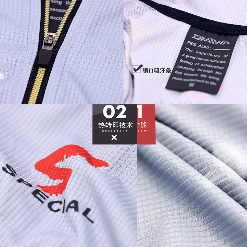 

Daiwa 2021 Men Fishing Clothing UV Protection Moisture Wicking Breathable 2021 Short Sleeve Fishing Shirt Camisas Pesca DAIWA