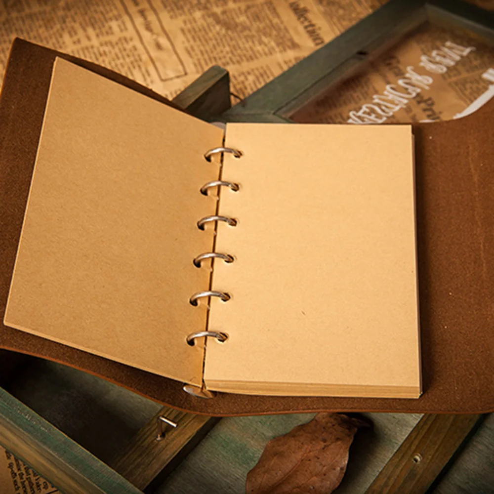 Записная книжка с подвеской в виде листа Кожаная Обложка | Канцтовары для офиса и