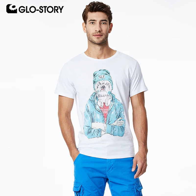 _ 2020 мужские футболки с коротким рукавом Веселый мультяшный стиль базовая