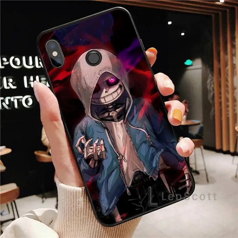 

Undertale Sans Phone Case For Xiaomi Redmi note 4 4X 8T 9 9s 10 K20 K30 cc9 9t pro lite max