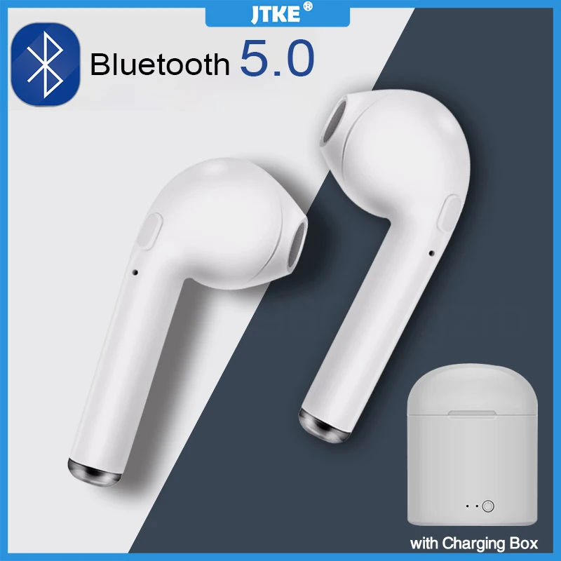 Беспроводные наушники i7s TWS Bluetooth 5 0 спортивные наушники-вкладыши гарнитура с