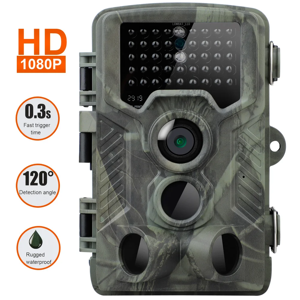 Камера наблюдения HC800A HD инфракрасная камера за дикой природой 20 МП 1080P|Компактные