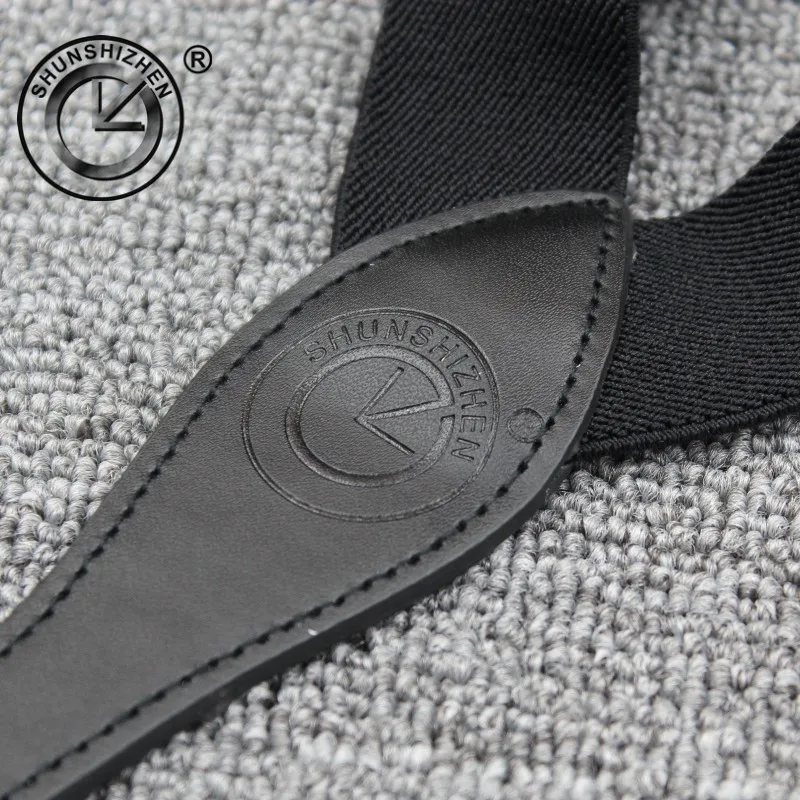 

Hot Selling Men Suspenders Men's Suit Braces Gallus With Four Clips