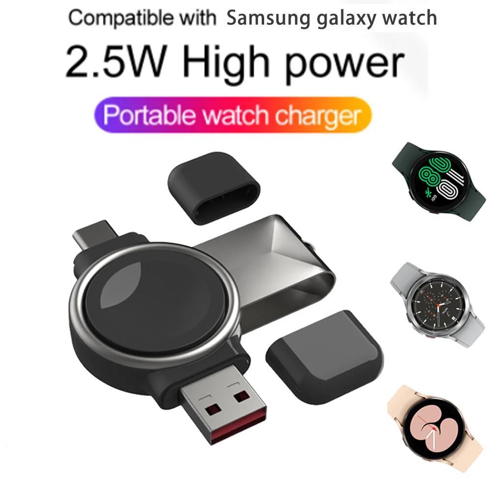 

New Samsung Galaxy Fast Charger Galaxy Watch 3/4 Active 1 2 Magnetic Fast Charging 40/41/40mm Samsung Watch Power Supply Adapte