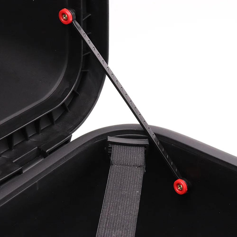 

42L Universal Motorcycle Rear Luggage Trunk Storage Helmet Tool Box Tail Top Key Lock Toolbox Case Moto Accessories Waterproof