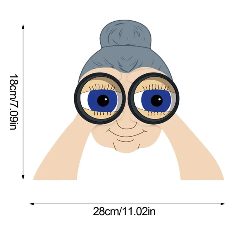 

Creative Garden Decor Funny Fence Decoration Nosy Old Man And Lady Lifelike Peeking Naughty Shape Courtyard Fence Art Crafts