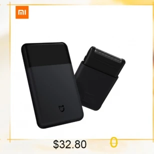 Xiaomi Mijia MSX201 электробритва 2 плавающая головка портативная IPX7 Водонепроницаемая перезаряжаемая бритва с USB для мужчин