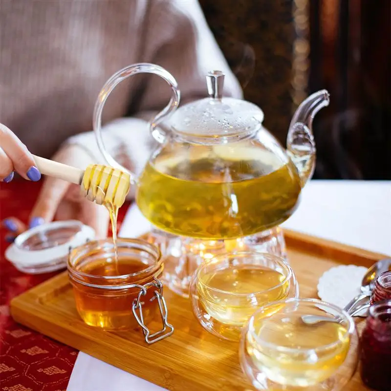 30 шт. медовая мешница мини деревянная палочка перемешивающая ложка пчелиная