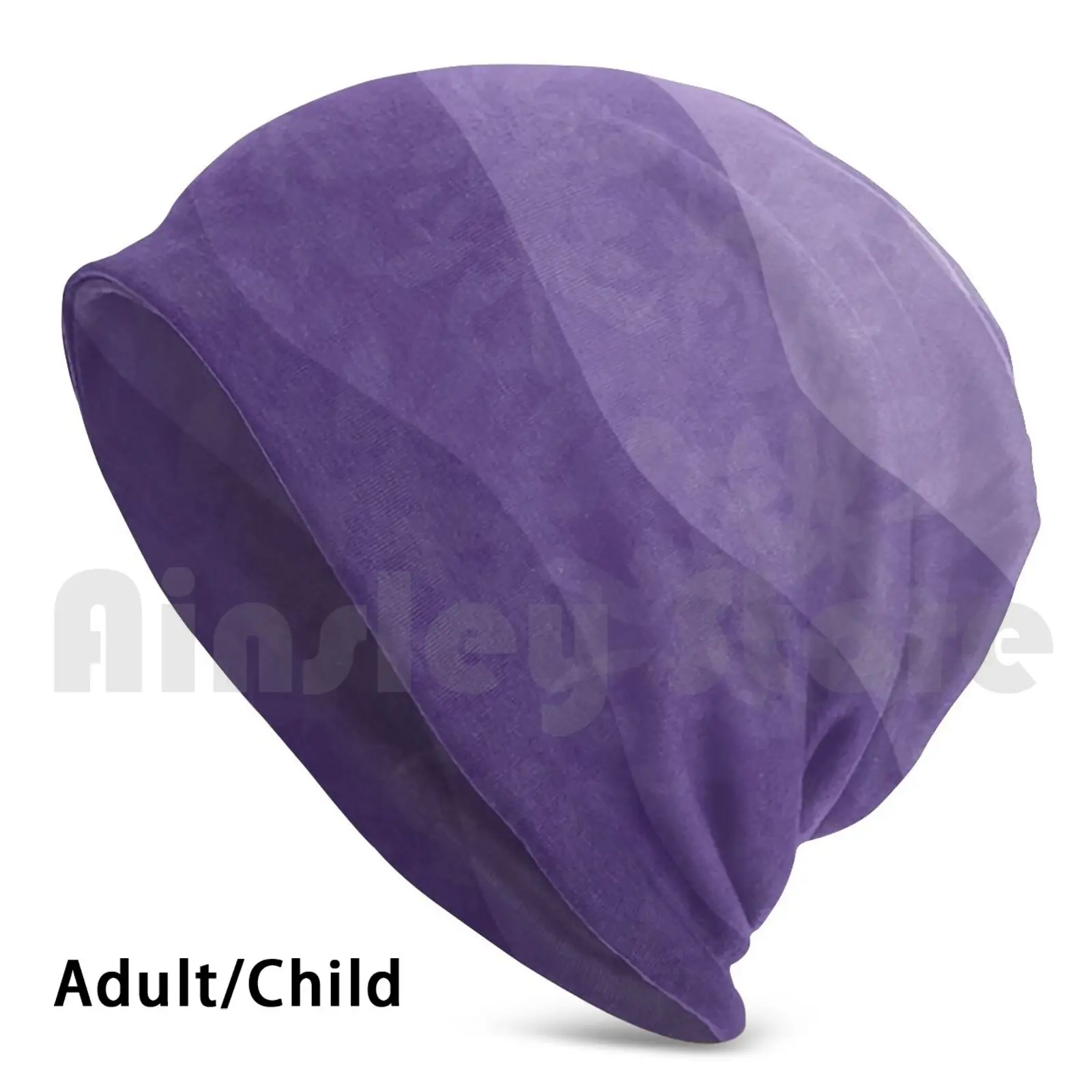 

Purple Gradient Leaves Beanies Pullover Cap Comfortable Purple Leaves Plants Mermaid Background Trending Pattern