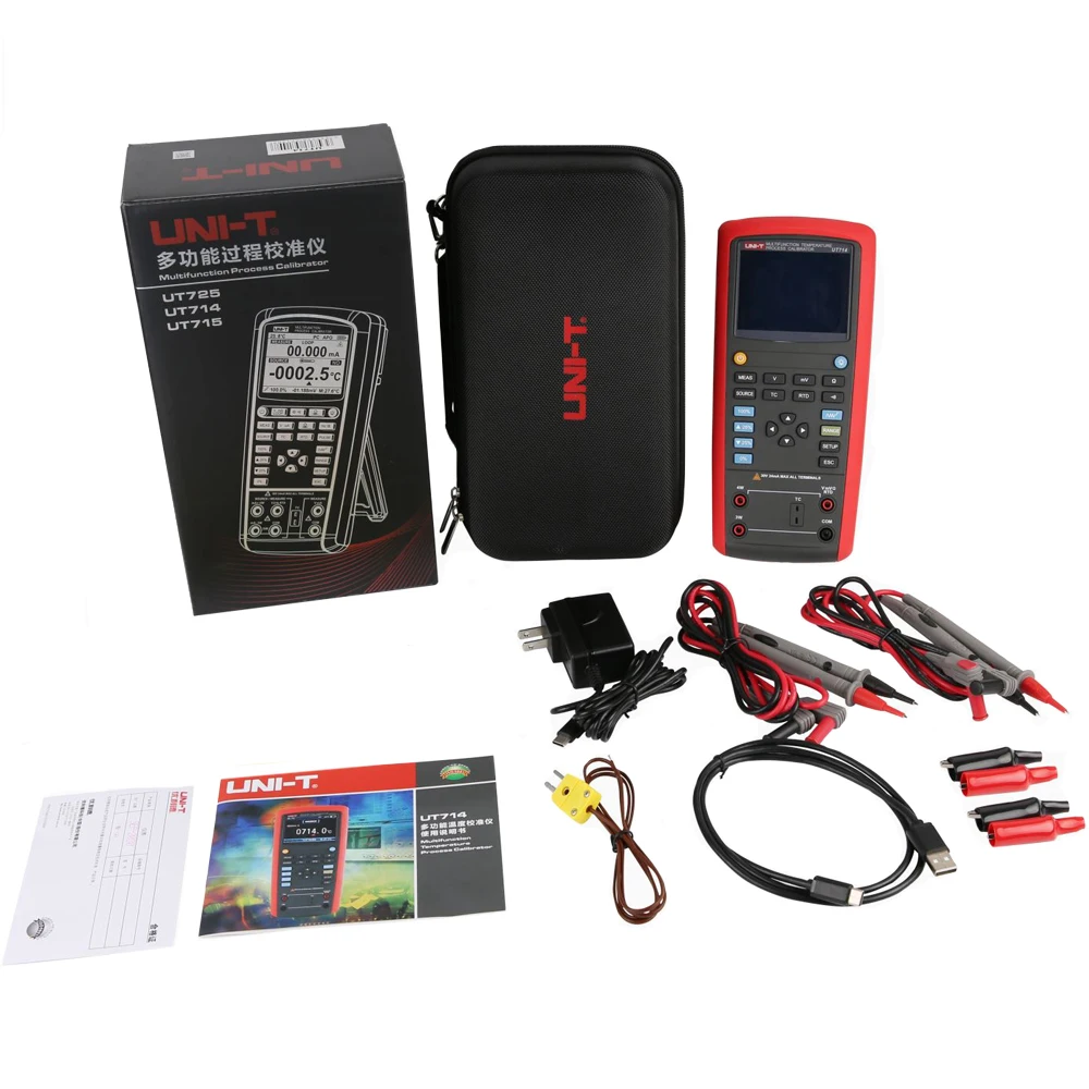 Многофункциональный калибровщик температуры UT714 термопара калибровка