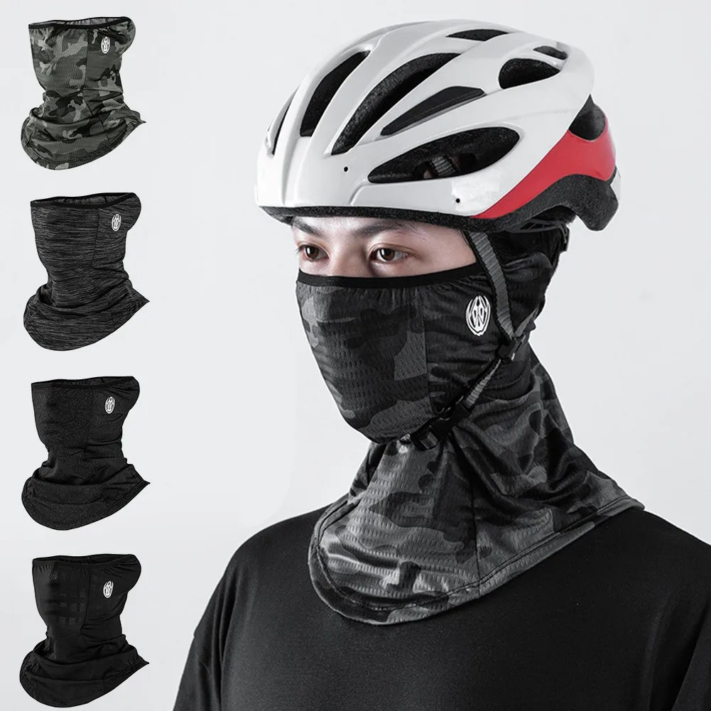 

Outdoor IceCycling Men's Hat For Bicycle Men's BandanaSilk Sunscreen Headscarf Summer Sports Cycling Breathable Headscarf