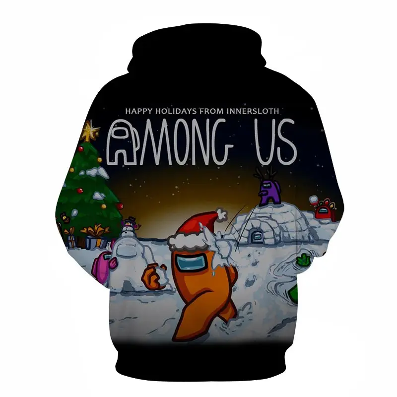 

2020 Among Us Hoodie Kids Size Boys&Girls Long Sleeve Hooded Sweatshirts Children's Hoodies Street Style Games Harajuku Clothes