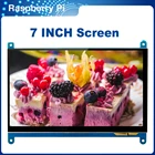 7-дюймовый Raspberry Pi 4B 3B +3B сенсорный экран 16:9, ЖК-Дисплей HDMI, держатель также для ПК, ноутбука Nvidia Jetson Nano
