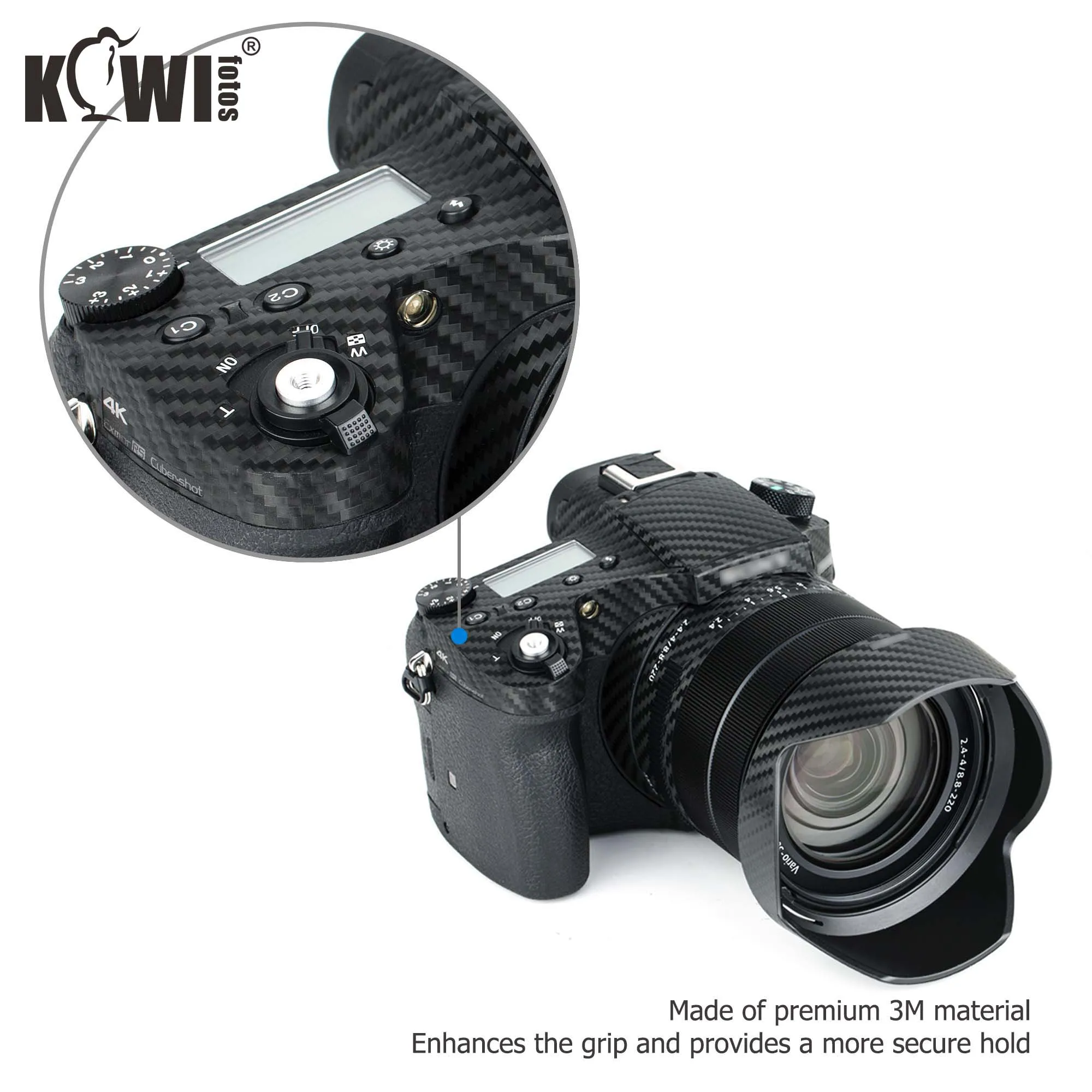 Комплект защитной пленки KIWI наклейка на корпус камеры Sony RX10 IV III пленка с защитой